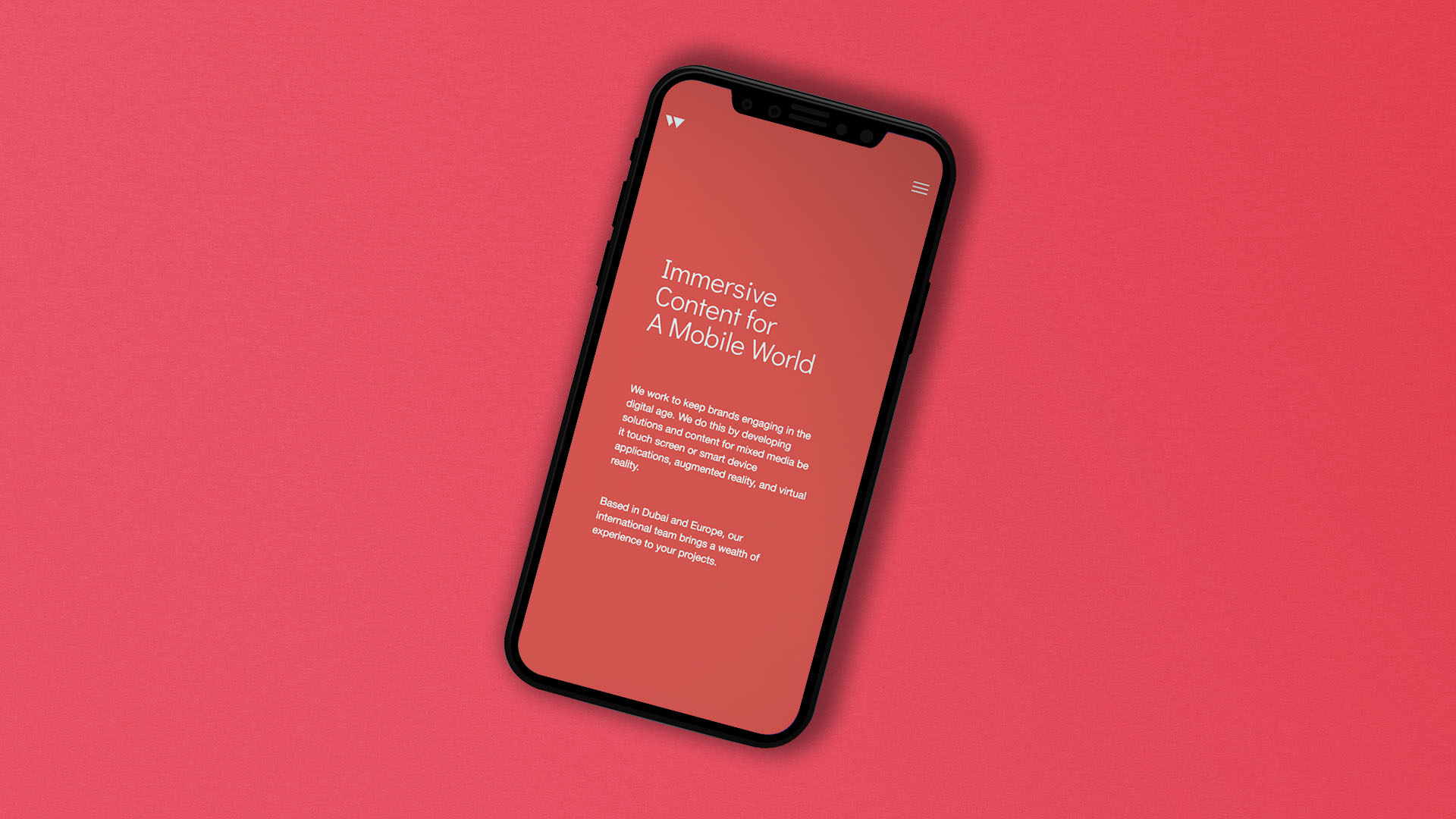 Wave Immersive iPhone X | JD Salvadore | Graphic Design | London